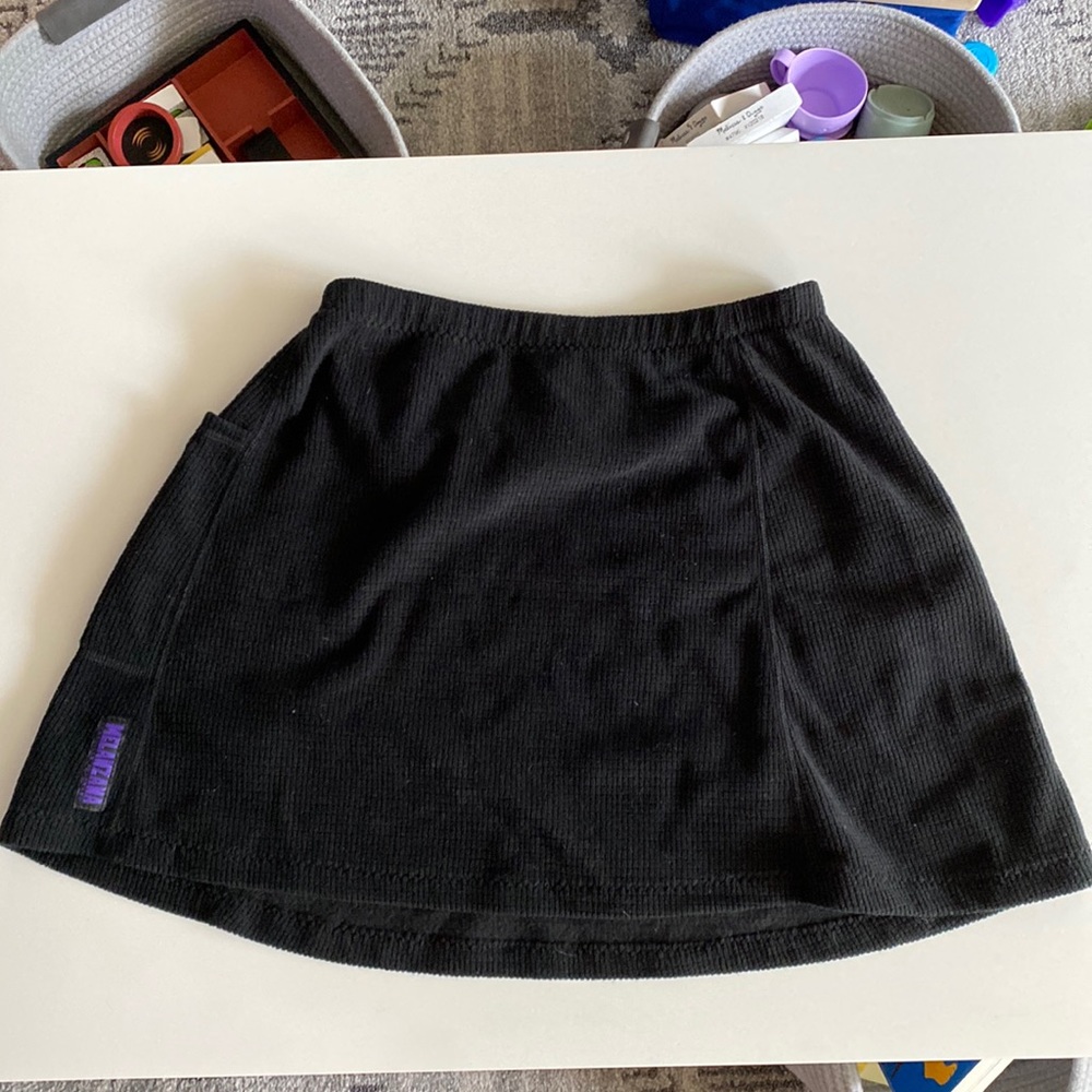 Melanzana Women’s Microgrid Mini Skirt